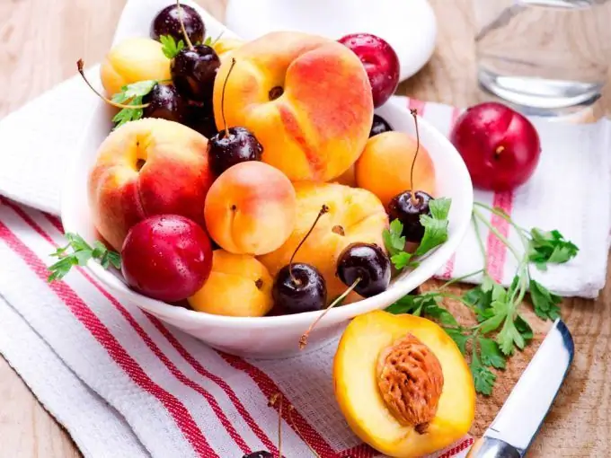 Ongezoet fruit voor voeding en diabetes