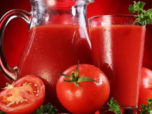 Por que o suco de tomate é útil?